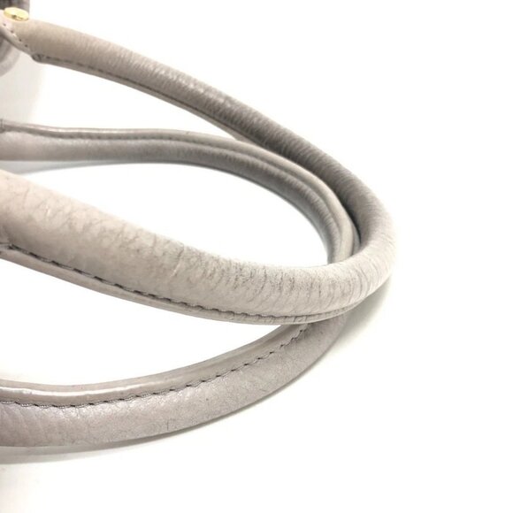 Tory Burch logo Tote bag Leather gray/GoldHardware - Picture 7 of 15